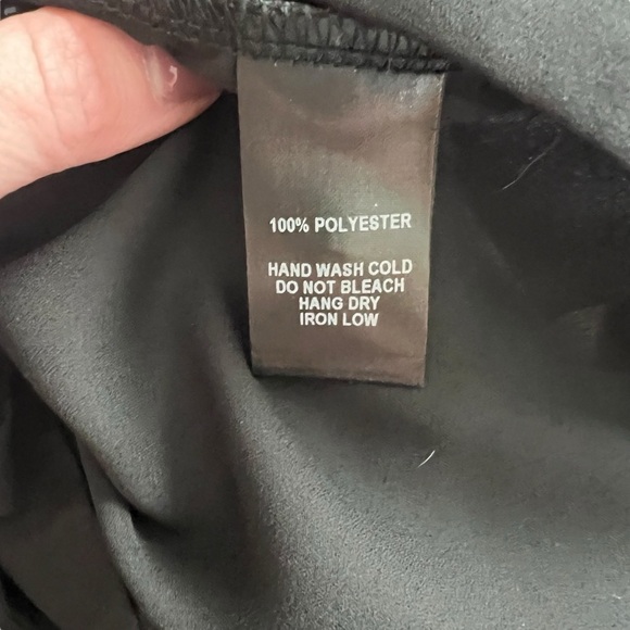 Lulus - NWT Long Sleeve Open Tie Front Crop Blouse Sz S - Picture 7 of 7